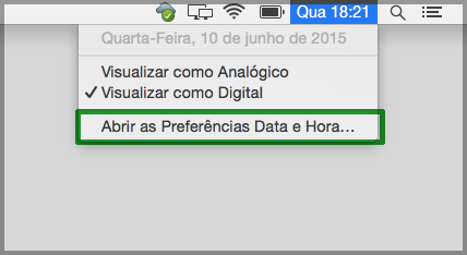 configuracao do mac os